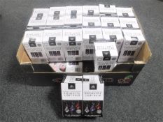 A box containing thirty-three Kensington hanging decorative light bulbs