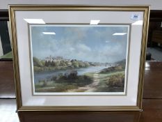 After Robert Turnbull : Corbridge, reproduction in colours, numbered 203/300, signed in pencil,