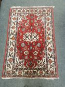 A Persian Sarough rug,