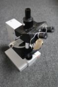 An Leitz Wetzlar German microscope