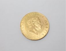 A George III half sovereign 1818,