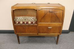 A mid 20th century walnut cased stereogram