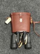 A set of cased Carl Zeiss Jena 10 x 50 field glasses