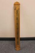 A Danish stick barometer by F. C.