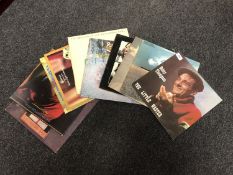 Ten vinyl LP's to include a signed Bobby Thompson 'The Little Waster', John Lennon, The Beatles,