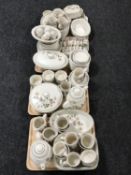 Approximately 115 pieces of Marks & Spencers Autumn Leaves tea and dinner ware