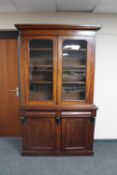 A Victorian mahogany bookcase