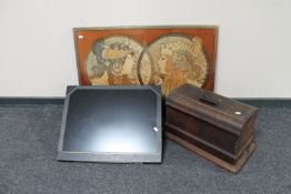 A cased sewing machine,