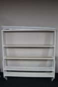 A painted plate rack
