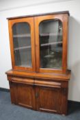 A Victorian mahogany bookcase