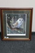 A limited edition print of a Barn Owl after Dorothea Buxton-Hyde,
