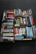 Five boxes containing a large quantity of 20th century volumes; Art, Archaeology,