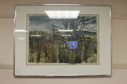 Donald James White : Sheddons, watercolour, dated '73,