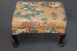 A mid 20th century footstool