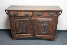 An oak Arts & Crafts sideboard