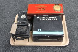 A tray of boxed set of Commodore binoculars,