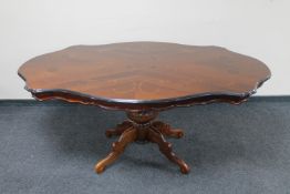 ** Withdrawn ** An Italian style pedestal dining table