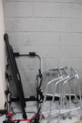 Three zimmer frames,