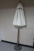 A parasol on stand