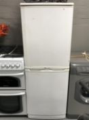 An LG upright fridge freezer