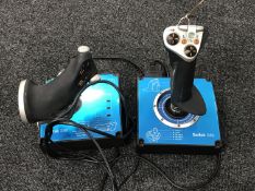 A Saitex X45 digital USB flight control joystick