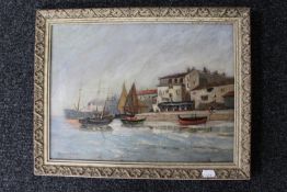 A framed John George Nicholson oil on canvas,