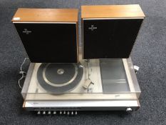 A Philips 802 high fidelity music centre with speakers