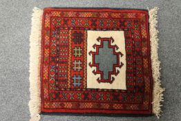 A Caucasian prayer rug,