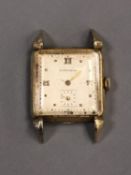 A vintage gent's 14ct gold Longines wristwatch CONDITION REPORT: Case weighs 11.3g.