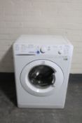 An Indesit washing machine