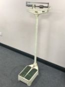 A set of mid twentieth century mikro enamelled doctor's scales