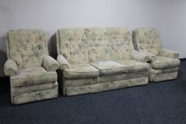A three piece Parker Knoll lounge suite
