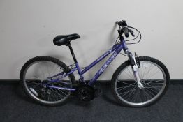 A girl's Apollo mountain bike