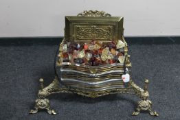 A 20th century Imperial electric fire with glass coals