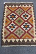 A Maimana kilim rug,