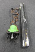 A Handy electric garden tiller together with a boxed Titan pole saw