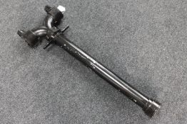 A fire hydrant stand