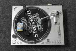 A Stanton STR8-80 professional turntable