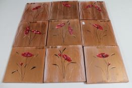 Eleven wall canvases