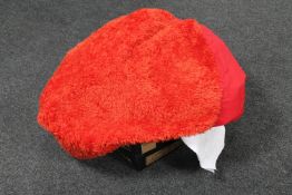 An Ikea inflatable pouffe