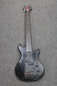 A Westone thunder jet electric bass guitar