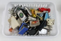 A basket of novelty lighters