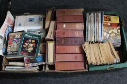 Four boxes of History Today magazines,