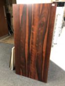 A mid 20th century rosewood effect table top