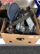 A box of Minolta 7000 camera, Pentax MZ-7,