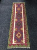 A Maimana kilim rug,