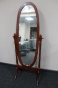 A cheval mirror
