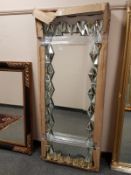 An all glass mirror,