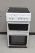 A Hotpoint electric cooker