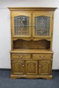 An oak American style dresser